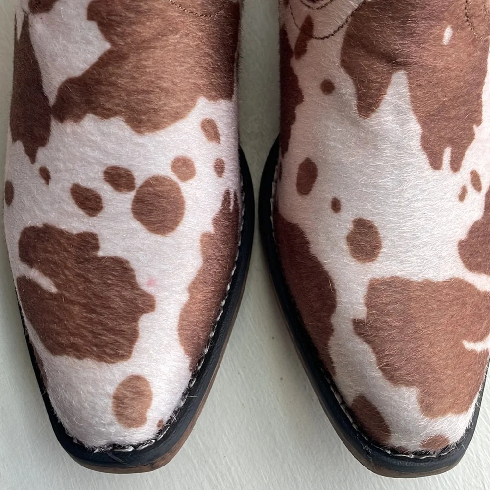 Roper cowhide pattern size 7 boots - Picture 7 of 12
